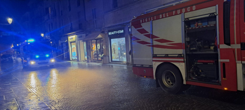 Non era un incendio ma un fumogeno dell’anti intrusione